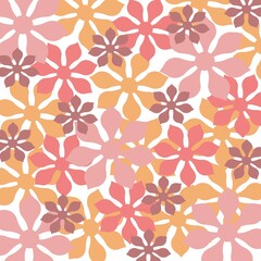 seamless pattern with flowers