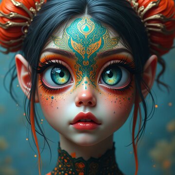 Various fairy-tale-like, fictional, artistic visuals, impressive and fantastic visuals