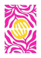 Wall decoration that combines the beauty of plant patterns with an artistic touch. This work is designed to bring a natural feel and at the same time beautify the walls of the house.	