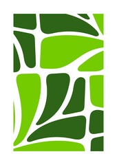 Wall decoration that combines the beauty of plant patterns with an artistic touch. This work is designed to bring a natural feel and at the same time beautify the walls of the house.	