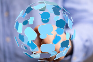 Seamless communication.  Connect globally with instant messaging and online discussions.