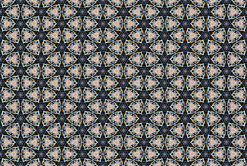 Seamless Wallpaper Background Design Luxury Perspective Fabric Visual Shape Endless Digital Fashion Graphic Interior Texture Textile Art Cloth Geometric Decoration Symmetric Template Tile Pattern.