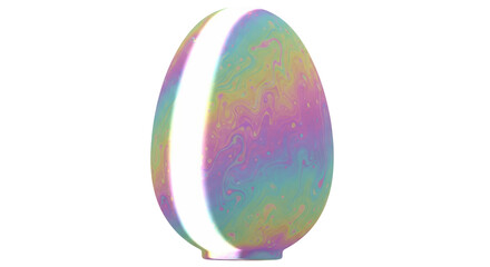 Isolated Colorful Egg