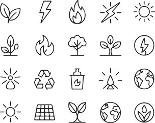 set of vector icons