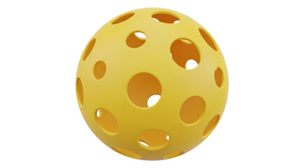 Isolated Pickleball Ball