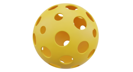 Isolated Pickleball Ball