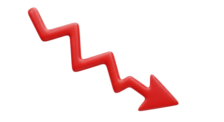 Isolated Downward Arrow