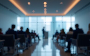 business background. the blurred image of the conference hall. High quality