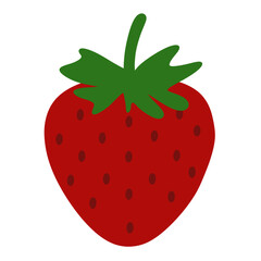 Strawberry Fruit PNG Clipart Isolated Red Berry Illustration