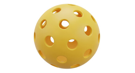 Isolated pickleball ball