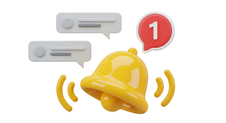 Isolated notification icon