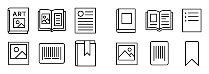 Minimalist Art Icon Grid