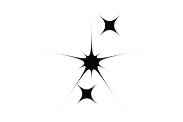 Twinkle star icon, star icon, Silhouette Stars Icon.
