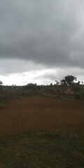 Fototapeta premium storm clouds over the mountains