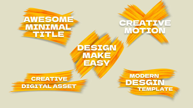 Brush Title Animation