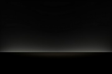 Obraz premium Black backgrounds spotlight lighting.