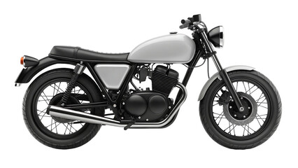 motorcycle isolated on background with mask. 3d rendering - illustration isolated on white background