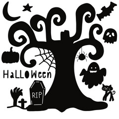 halloween monsters spooky