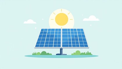 solar panel harnessing sun energy