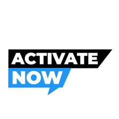 Obraz premium activate now png, account verify button, secure start label, instant approval tag