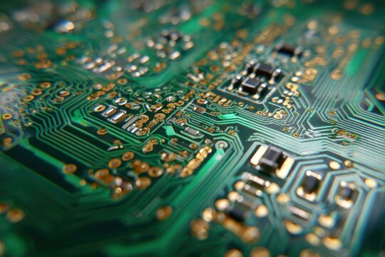 PCB Panel. Printed Circuit Board Design with Lead-Free Directive and Reusing Track