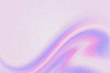 Abstract lavender, purple color gradient background, flowing wave form with grain texture, pink dust Iridescent noise design element. Aesthetic granulated decoration.