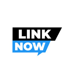 LINK NOW png, trendy style tag, modern digital label, flat design icon