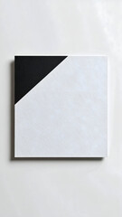 Abstract Black and White Geometric Design