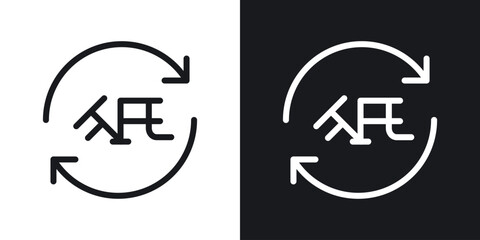 Japanese recycling symbols graphic vectors