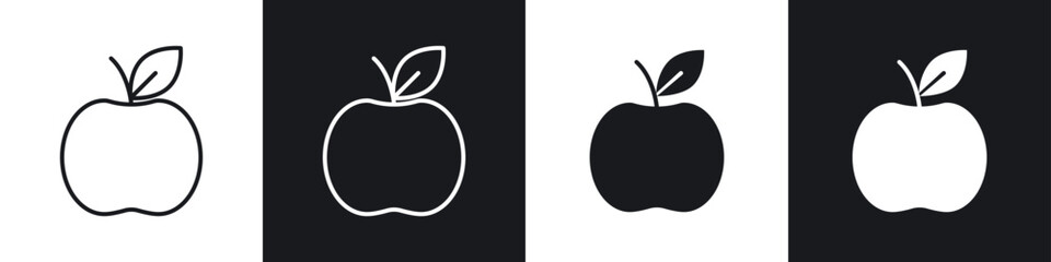 Apple icons graphic vectors