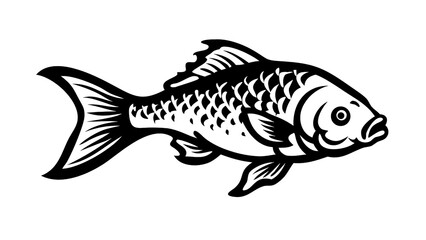 A stylized fish