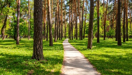 Obraz premium path in the park