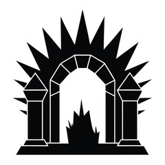 vector illustration of a church