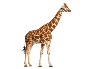 Obraz premium Full view of a giraffe