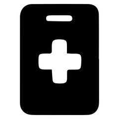 Obraz premium Tablet Icon for Telemedicine and Medical Apps