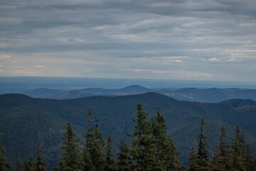 Obraz premium mountains and clouds