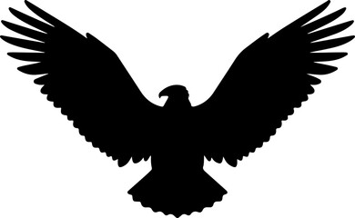 Eagle Bird Silhouette Vector Art