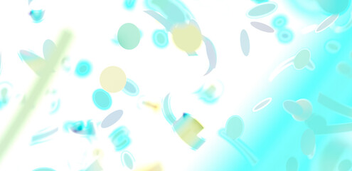 Modern abstract background with light blue, green, and white shapes. Ideal for websites, presentations, and more.