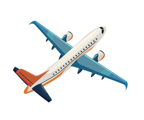 vector illustration of airplane