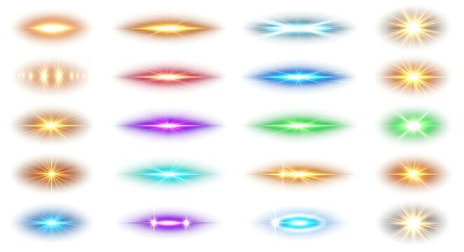 Colorful light effects collection