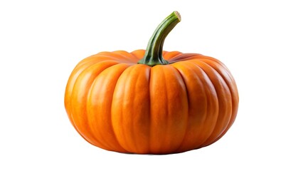 Obraz premium Orange pumpkin isolated on white background