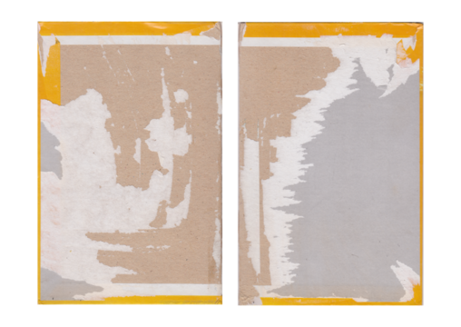 Vintage diptych of a couple embracing in a softly lit room