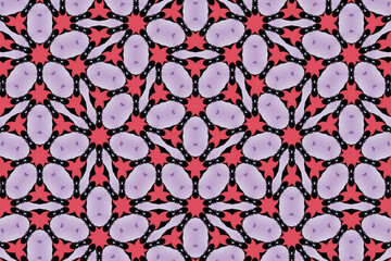 Seamless Luxury Graphic Textile Art Template Perspective Design Decoration Tile Texture Symmetric Endless Fashion Background Cloth Geometric Digital Shape Wallpaper Visual Interior Fabric Pattern.