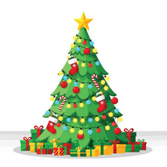 Christmas Tree with Gifts