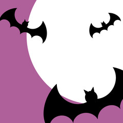 怪しい雰囲気を演出するハロウィン用飾り枠