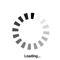 読み込み待機を示すイラスト(黒)