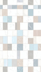 Abstract Pastel Tile Mosaic Pattern Background