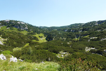 The view from Krippenstein mountain, Austria