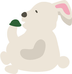 명절 살찐 토끼  © 지은 박