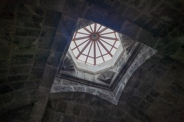 inside the old church there was a dome
